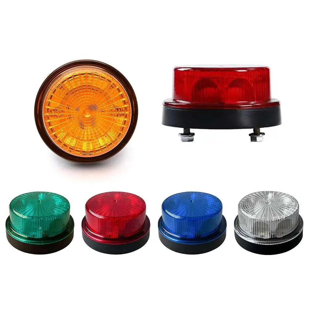 12V 24V Car LED Strobe Rotating Warning Light Flashing Light Van Side Lights Lights Emergency Indication Truck D3H3