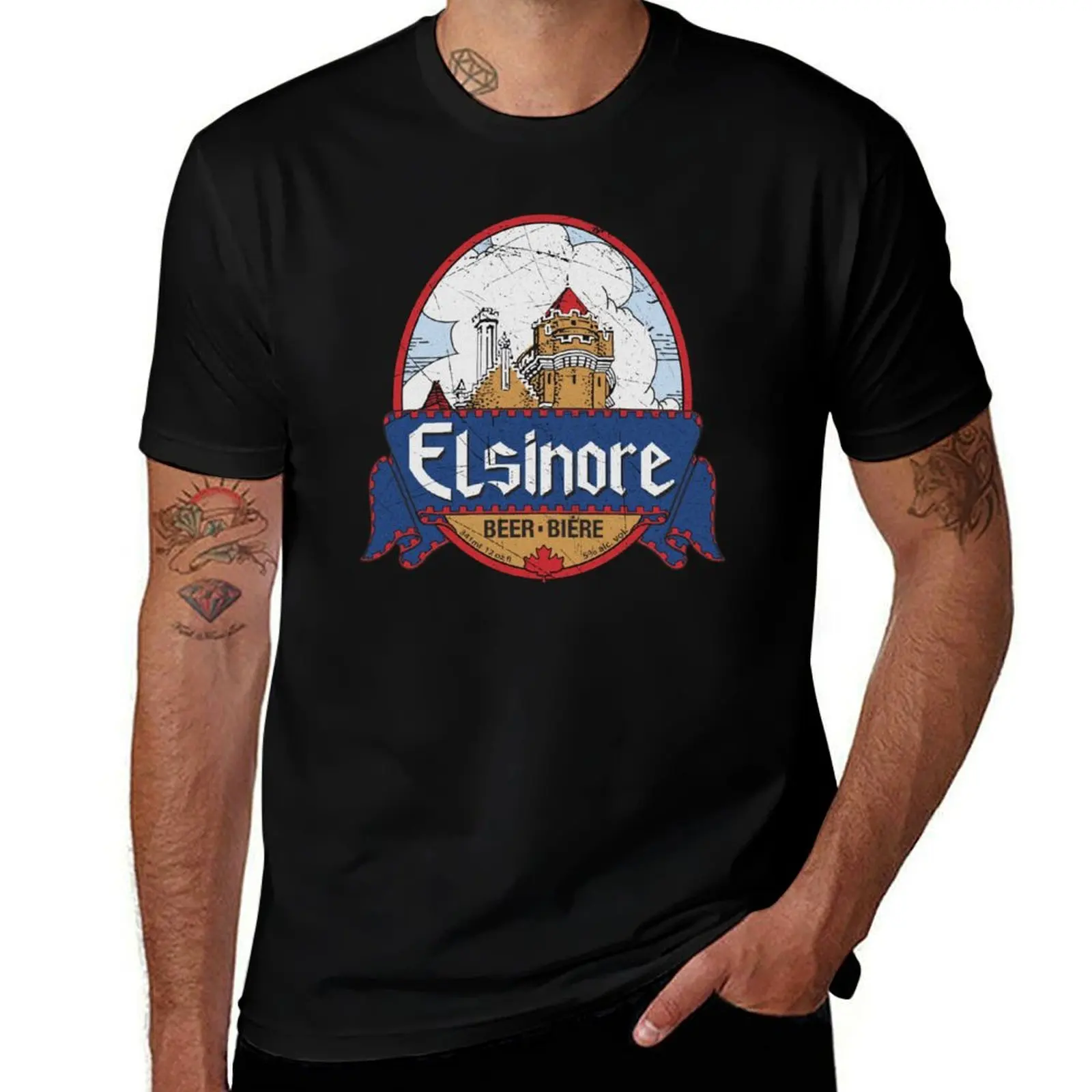 

for cotton man graphic Beer t t 100% t shirts cotton shirts mens T-Shirt pack shirts Elsinore