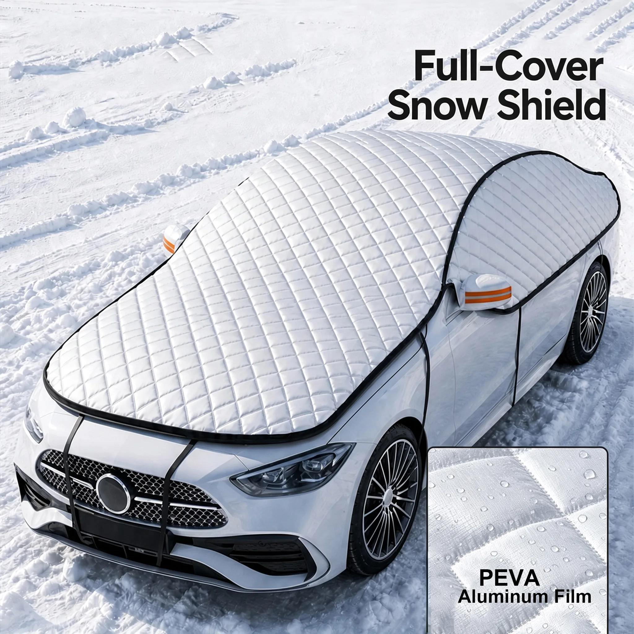 Car Snow Shield Front Windshield Cover Exterior Accessories Anti-Freeze Universal Protection Auto Car Accessories