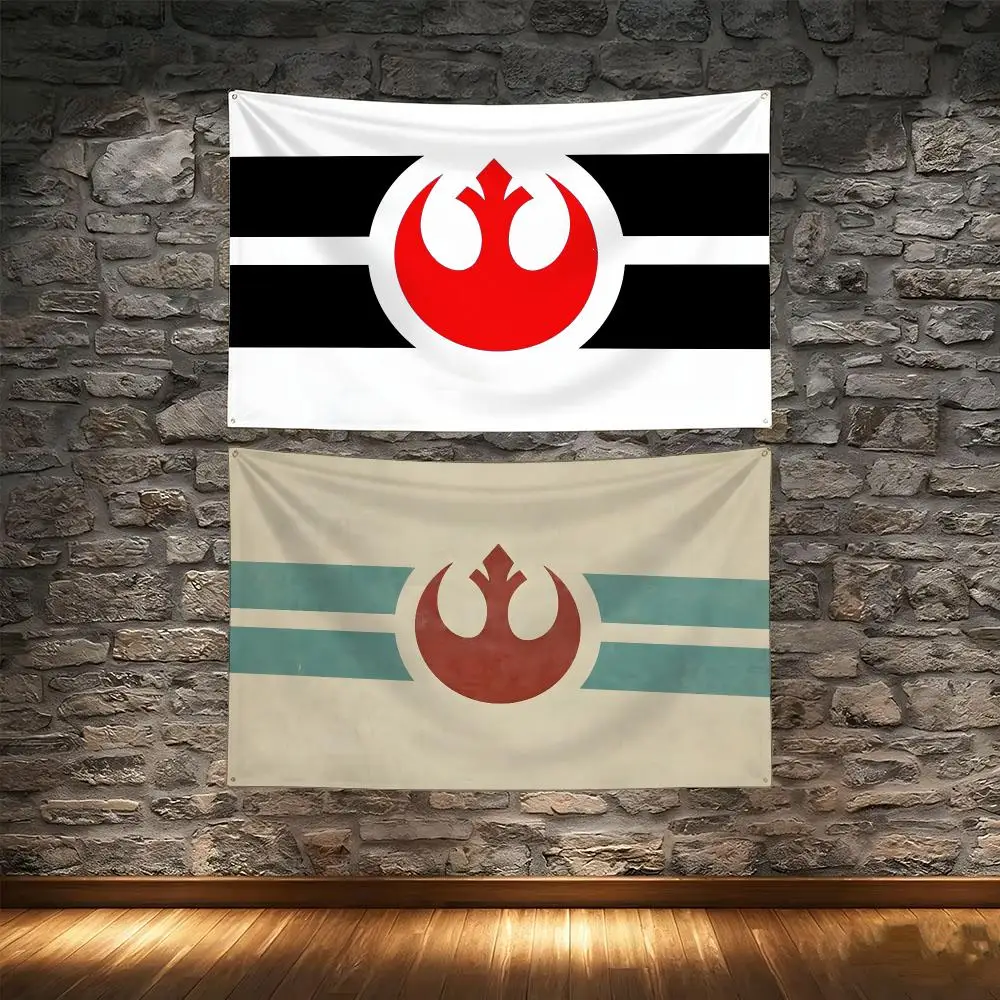 Large R-Rebel Alliance Flags Tapestry Creative Pattern Photo Living Room Wall Art Party Outdoor Decor