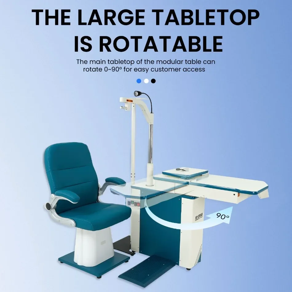 Aist Integrated Electric Lifting Optometry Table For Ophthalmic Examination Clinic