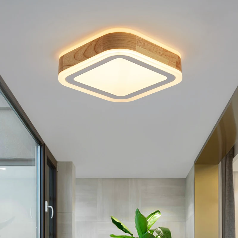 

Simple And Modern LED Log Corridor Aisle Living Room Light Home Hotel Balcony Aisle Ceiling Lights Porch Cloakroom Light Fixture