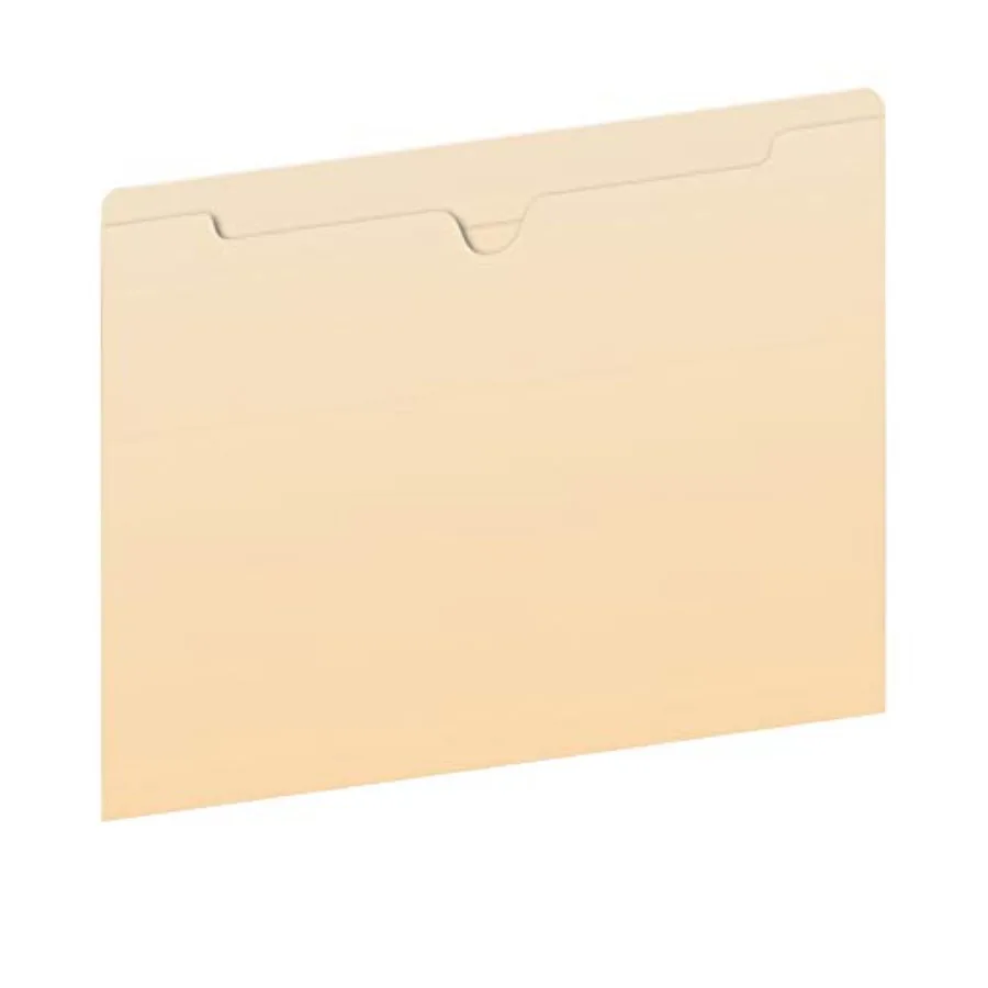 

Pendaflex File Jackets, Flat, No Expansion, Manila, Letter Size, Straight Cut Tab, 100/Box