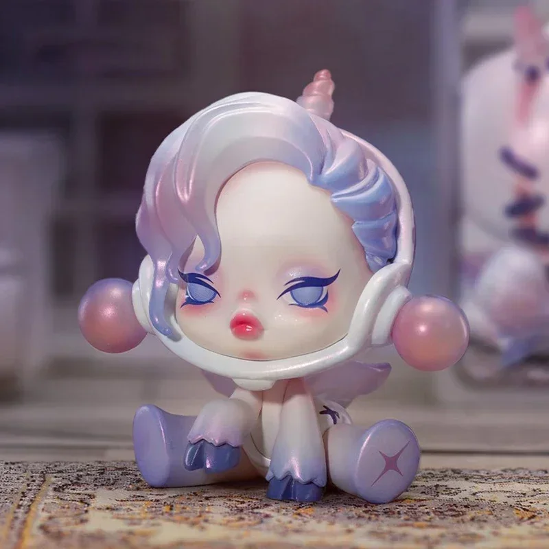 البوب مارت Skullpanda فرس الحيوانات سلسلة صندوق أعمى اللعب Kawaii أنيمي عمل الشكل Caixa Caja مفاجأة صندوق غامض الدمى