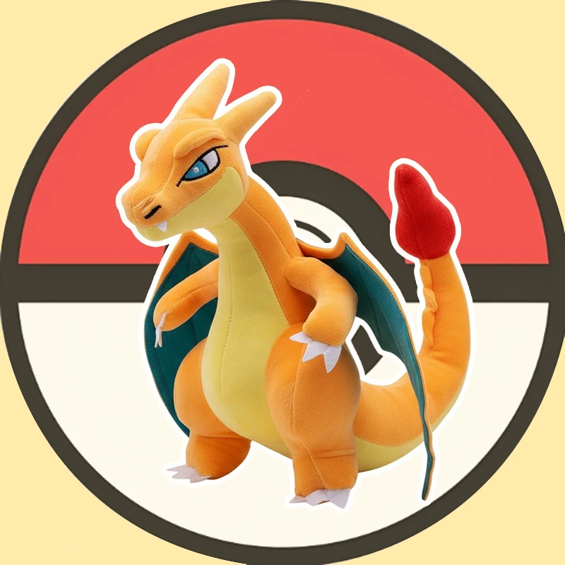 25cm Charizard Plüschtier Kuscheltiere Weiche Stoffpuppe Weihnachtsgeschenke Niedliche Kawaii Cartoon Piplup Spielzeuge