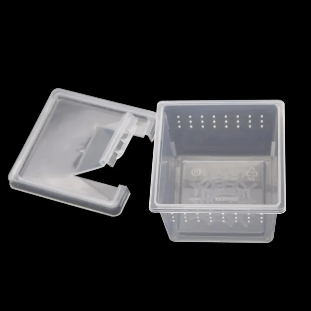 5 Pcs Insect Reptile Spider Hatching Container Frog Breeding Box Suitable For Scorpion Centipede Horned Frog Larvae Breeding Box