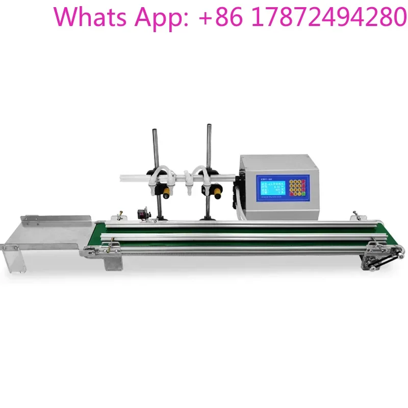 Small Conveyor Belt Filling Machine CSY-4H3200, Closed Loop Liquid Canning Equipment for Production Line