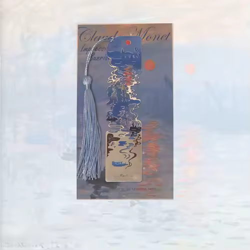 Aesthetic Book Page Clip Floral Painting Metal Bookmark Hollow Metal Book Accessories Student Reading Mark Stationery Gifts - Image 7