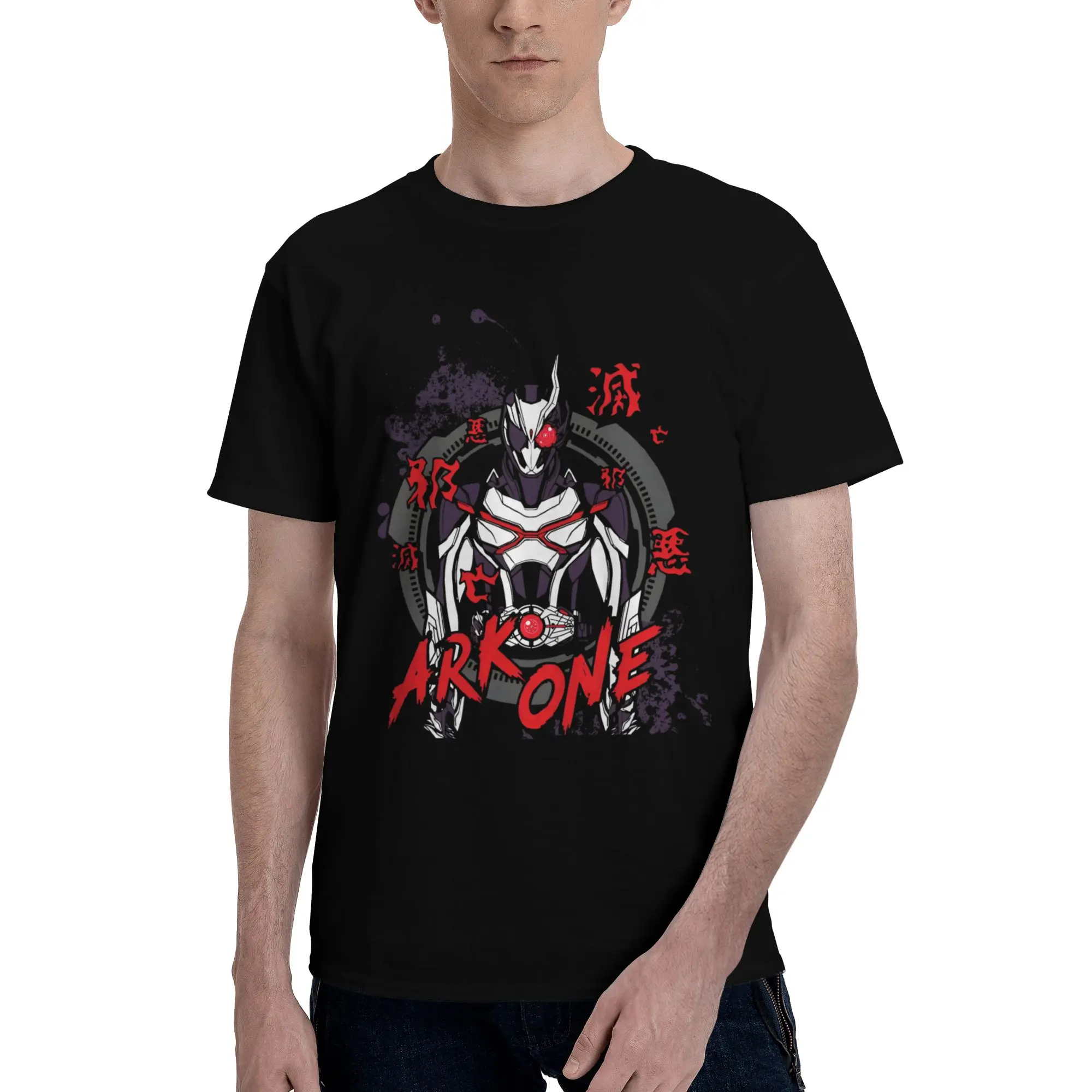 Kamen Rider 4 Novelty 100% Cotton T-Shirt Bandai Tees Tops For Men