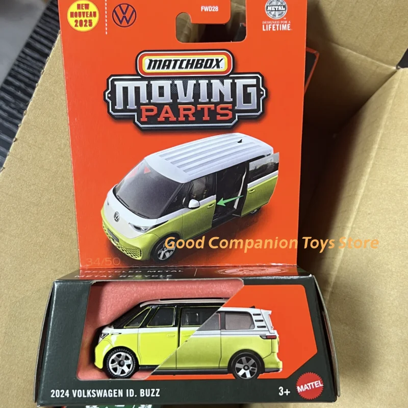In Stock Original 2025 Matchbox Mobile Door Opening Series Tesla Volkswagen 1/64 Die-Cast Collection Model FWD28 Collect Toys