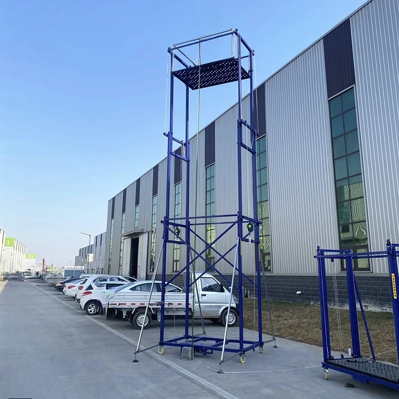 Deposit Price Electric Lift Platform Mobile Aerial Work Vehicle Remote Control Scaffold Decoration Installation Equipment