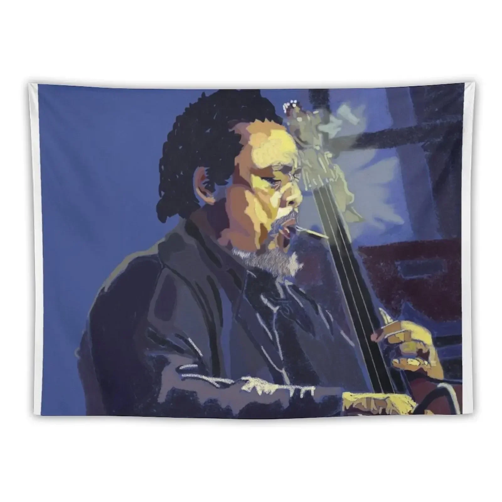 

Charles Mingus Illustration Tapestry Decor For Bedroom Wall Hanging Wall Home Decor Accessories Tapestry