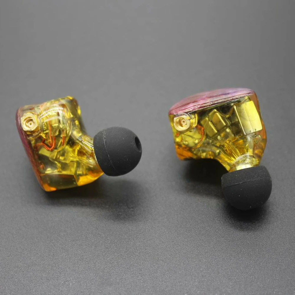 Imagem -03 - Hifi Iem In-ear Monitores Earbuds Fone de Ouvido Eletrostático Cabo Destacável Tecnologia Híbrida Tampões Mmcx 24 Drivers