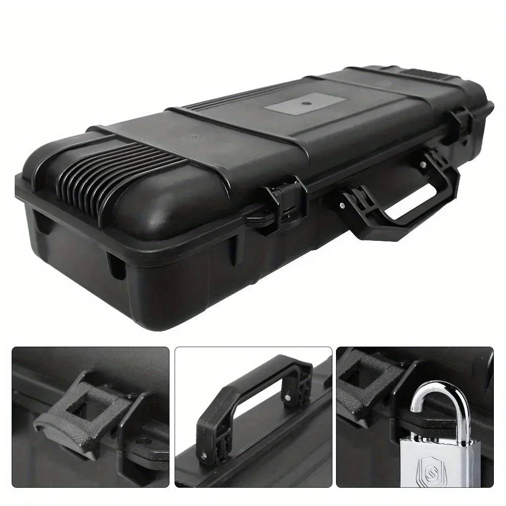 Case Bag Organizer Storage Box Camera Photography Sights Sealed Shockproof Safety Protector Instrument Tool Box with Sponge