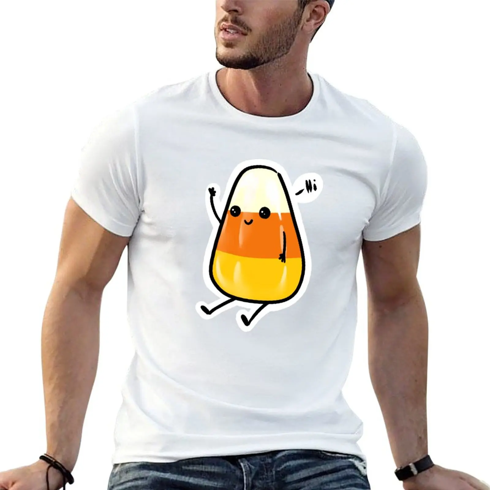 

cute candy corn T-Shirt funny t shirts dark humor graphic t shirts for man T-Shirt