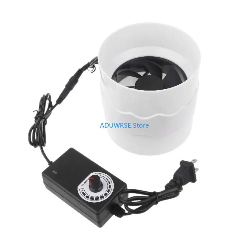 Q6PE قابل للتعديل سرعة مروحة العادم هادئة القناة النازع الهواء التعزيز مروحة التهوية العادم منفاخ الهواء مروحة تهوية المنزل