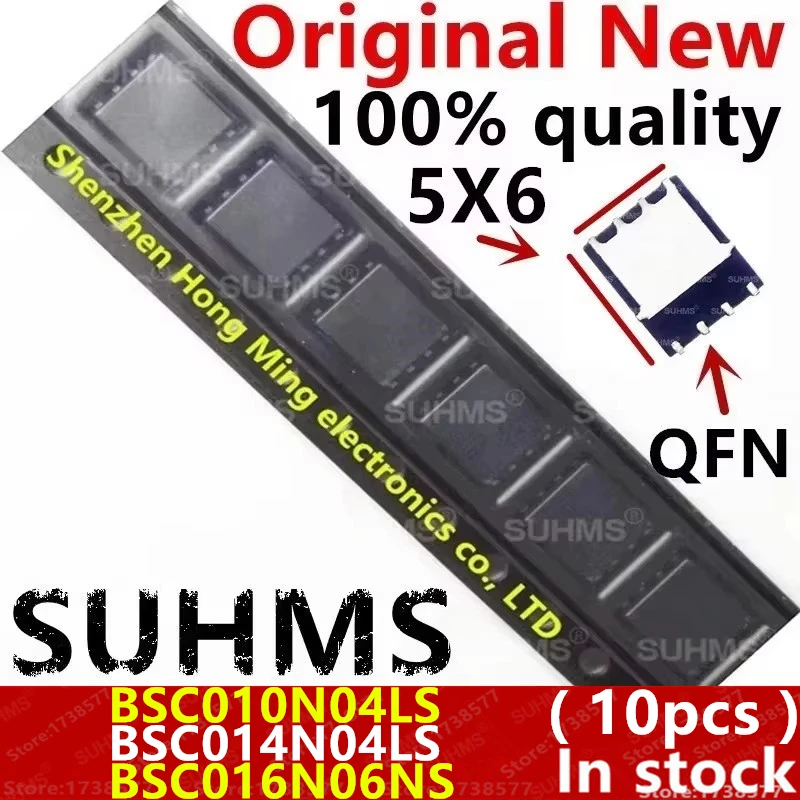 (10piece) 100% New BSC010N04LS 010N04LS BSC014N04LS BSC014N04 014N04LS BSC016N06NS 016N06NS QFN-8