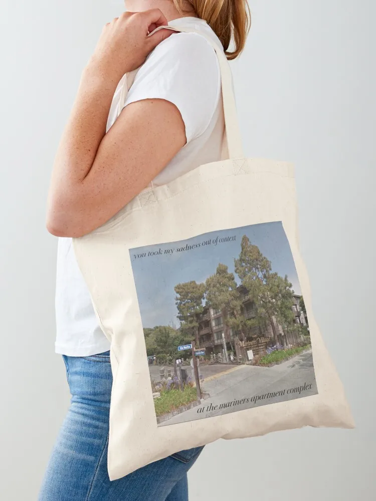 

Mariners Apartment Complex Digital Lyric Design Tote Bag Women bags tote bag woman canvas tote hand bags
