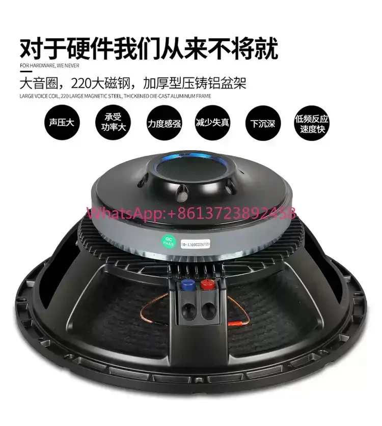 15-Inch full-frequency subwoofer 220 magnetic 100 core 700W high-power stage performance wedding outdoor KTV speaker