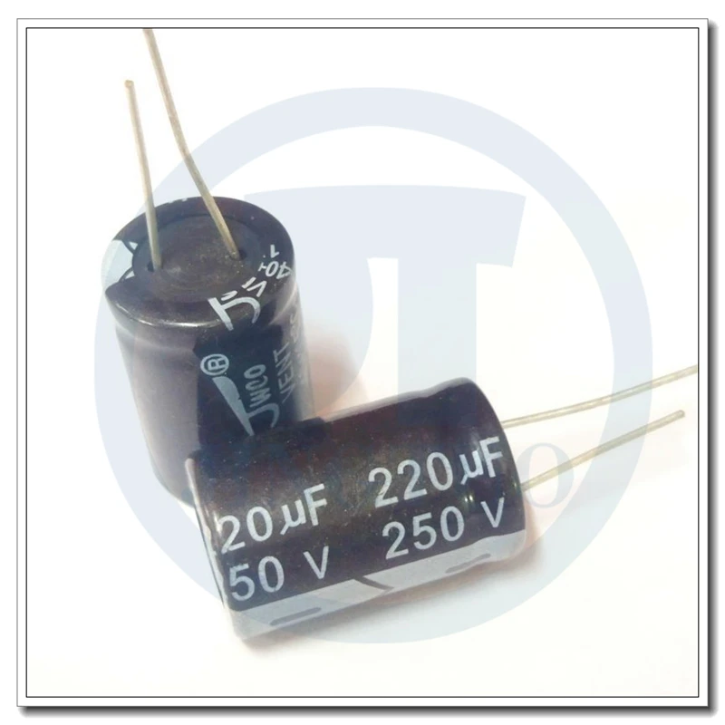 2 stücke 220 uf250v 250 v220uf 220mfd 250wv 18*25mm radialer Aluminium-Elektrolyt kondensator