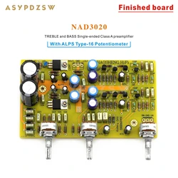 D3020 TREBLE and BASS Single-ended Class A preamplifier Base on NAD3020 circuit DIY Kit/Finished board