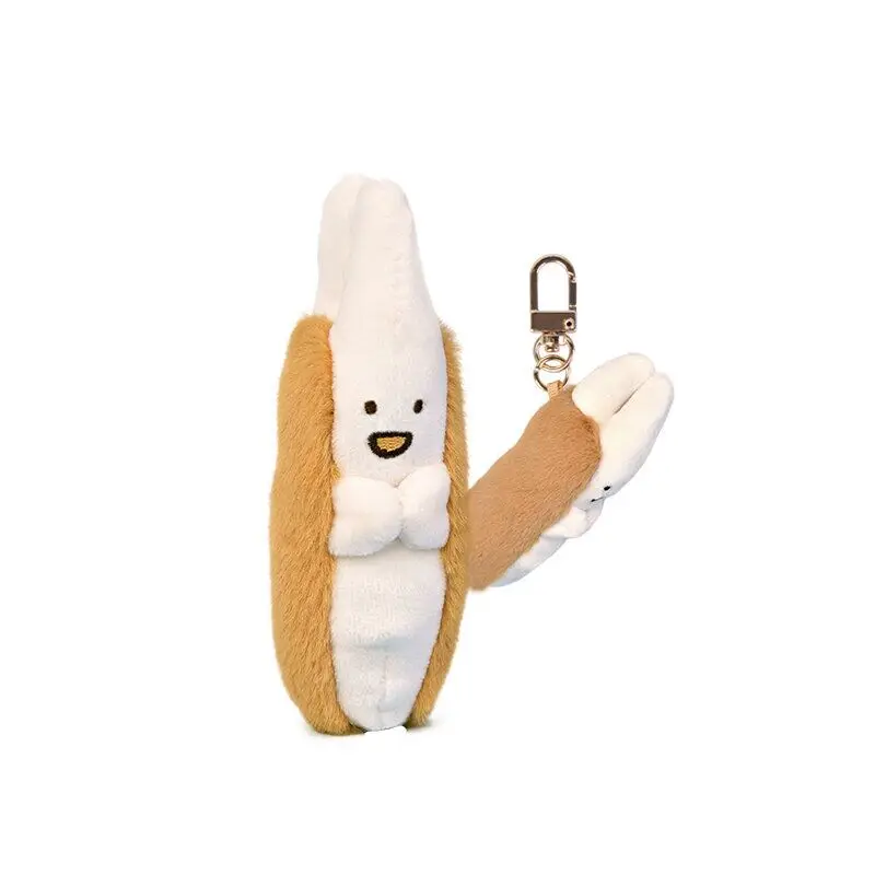 Aquarium Aquatic Plush Toy Soft seafood Keychain Pendant Lobster Simulation Fluffy abalone lobster clam oyster Pendant Gift