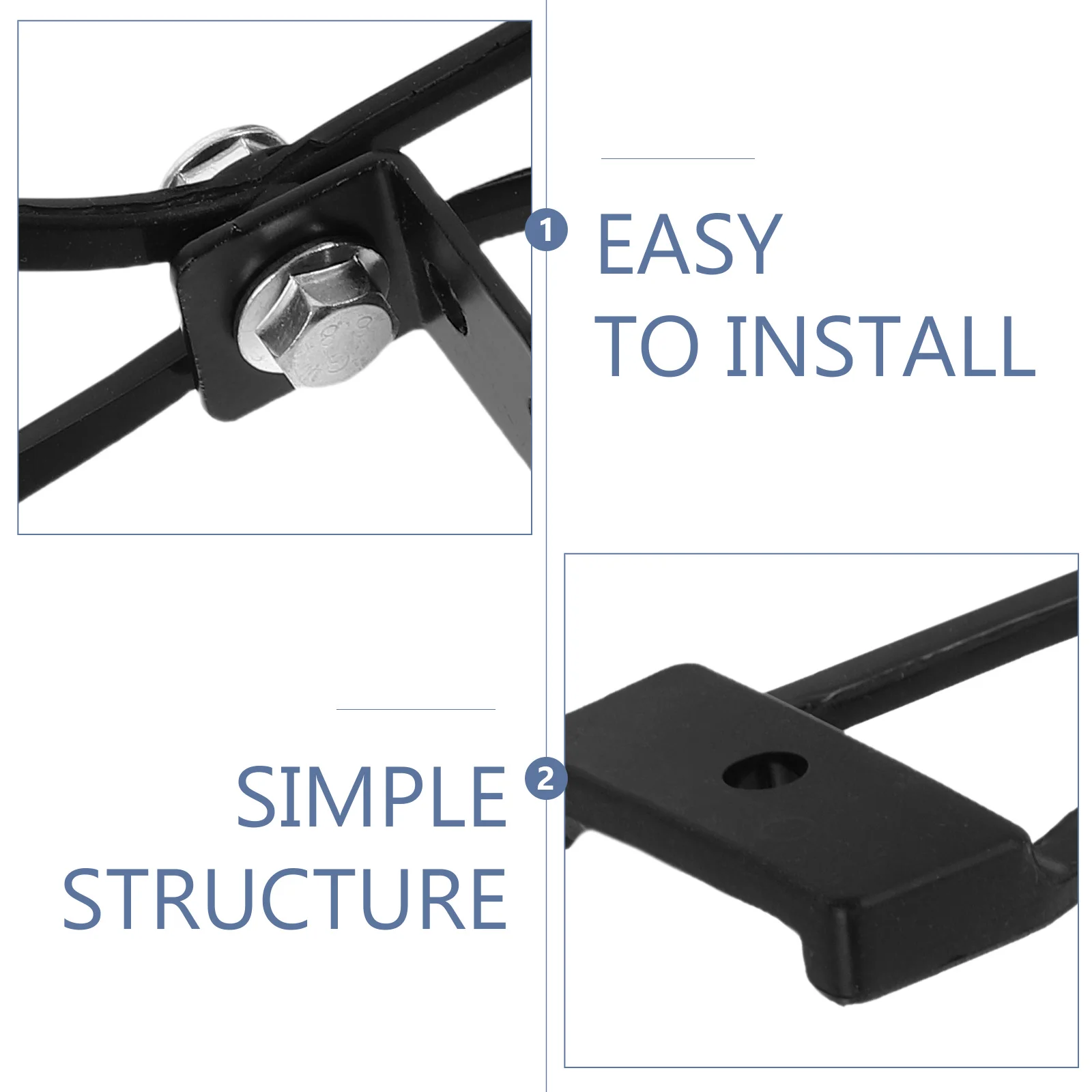 Accessoires de chauffage de stationnement, Support de montage de pompe à carburant avec isolateur de vibrations pour Support Stable, Support de chauffage de stationnement de voiture, 2 pièces