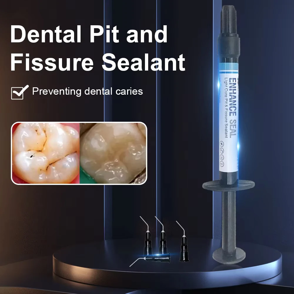 

Dental Light Cure Pit and Fissure Sealant for Formation of Caries in Cavities and Furrows of Teeth