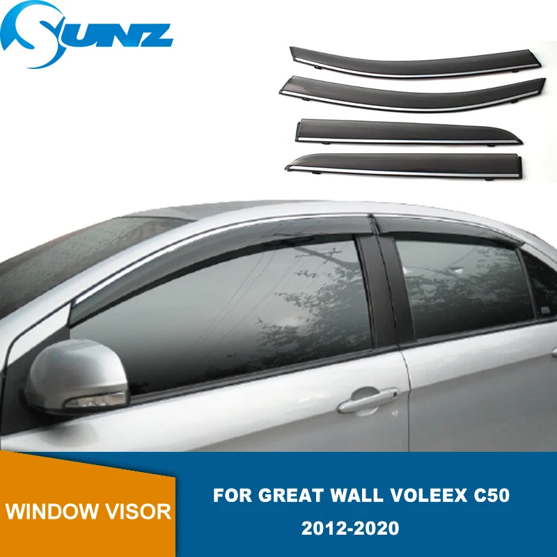 

Window Visors For Great Wall Voleex C50 2012 2013 2014 2015 2016 2017 2018 2019 2020 Sun Rain Deflector Guard Awning Shelter