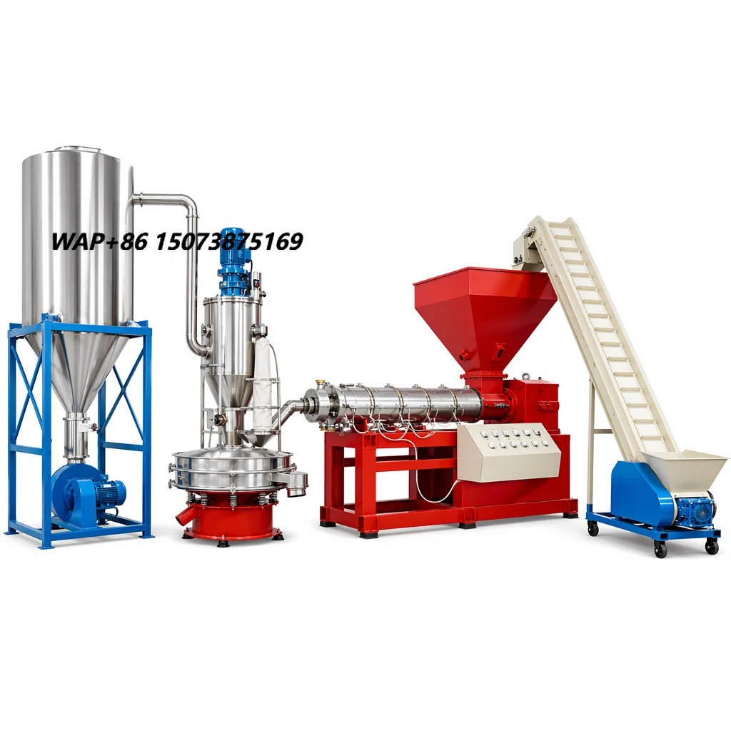 PB140-140 Water Ring Pelletizer Waste pp Pe Plastic Recycling Extrusion Granulating Equipment
