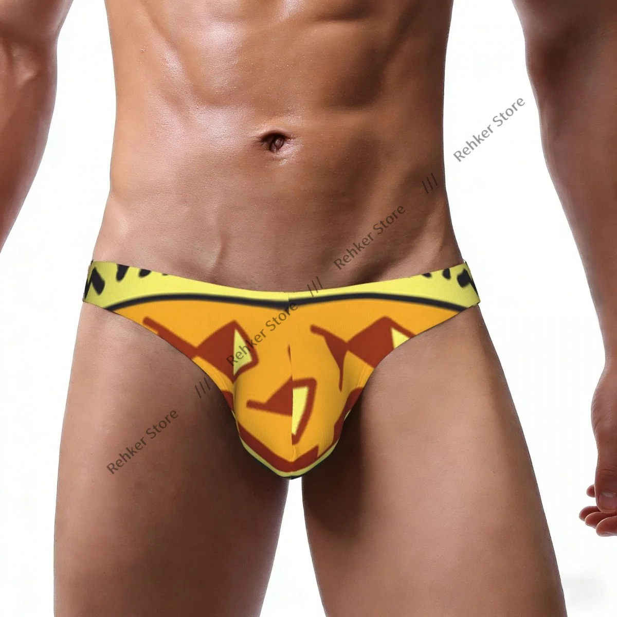 Ethnic African Vintage Pattern Men's Briefs Sexy Underpants Bikini Underwear Men Panties