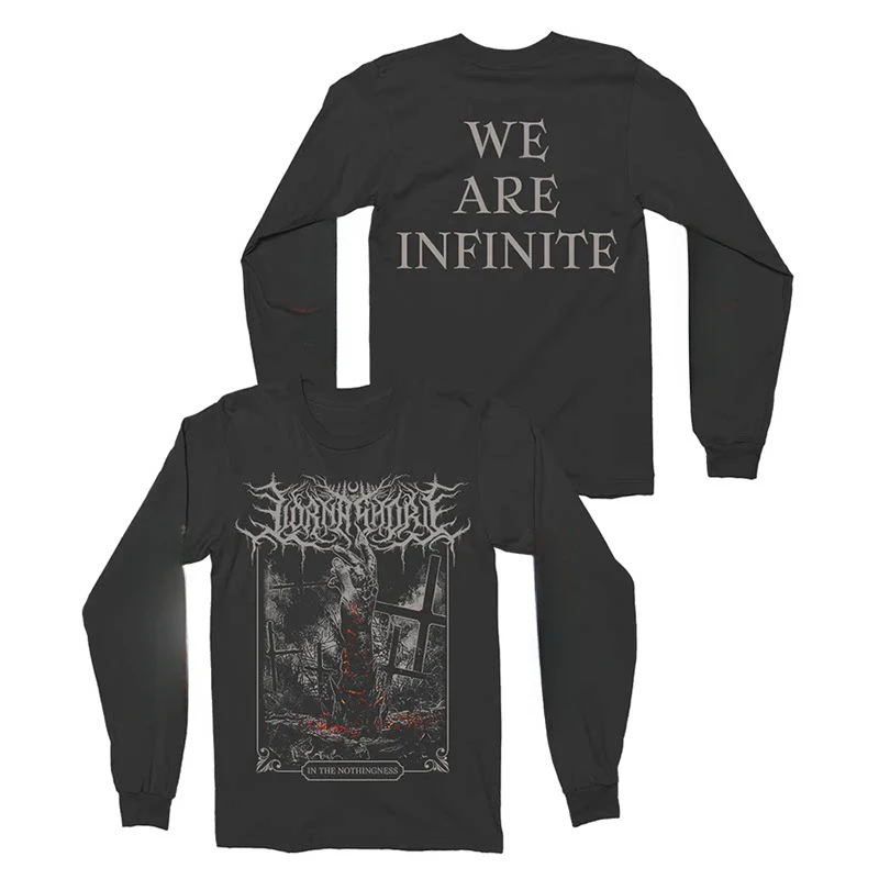 Fit Lorna Shore Band's Heavy Metal Rock Men's Punk Album - American Long-sleeved Crew-neck T-shirt