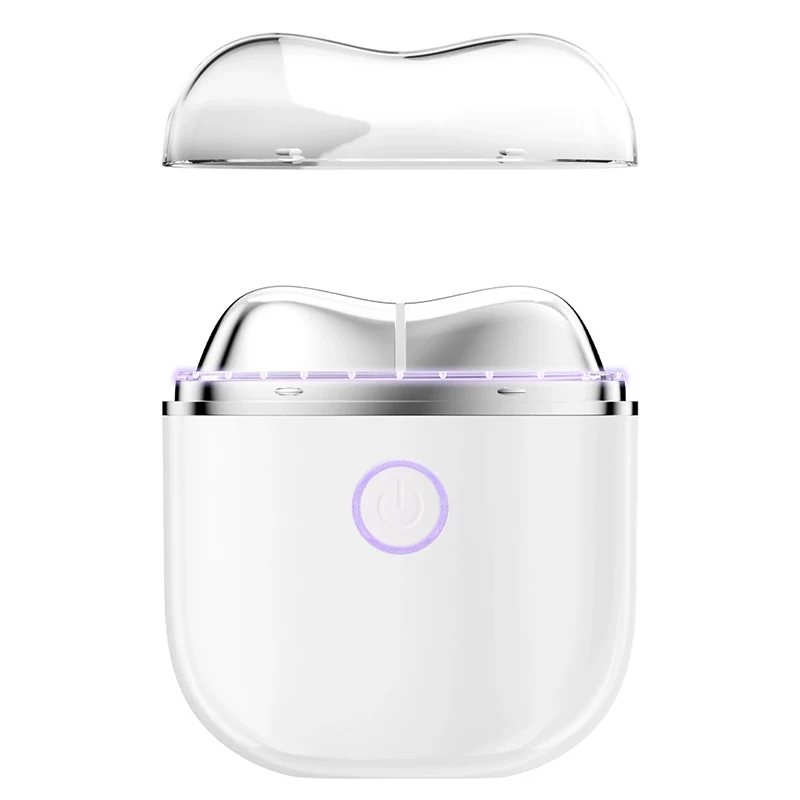 

​ Многофункциональный умный прибор для лица 5-в-1: LED-терапия (красный/синий свет), микротоки и греющий массажер Гуаша для лифтинга и домашнего антивозрастного ухода