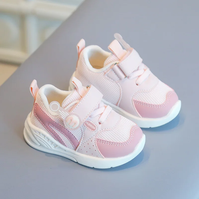 2023 Spring Autumn Baby Girls Boys Casual Shoes Infant Toddler Functional Shoes First Walkers Soft Bottom Non-slip Kid Sneakers