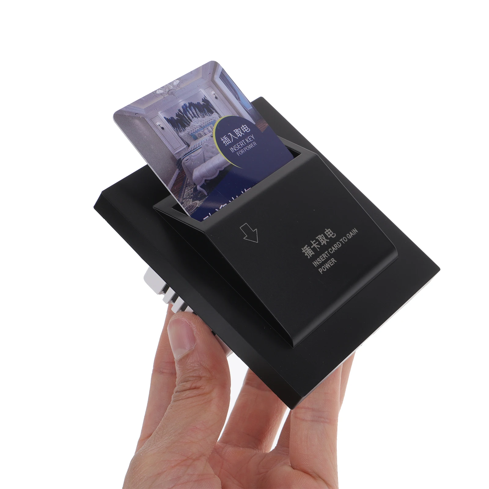 40A Card Insertion Power Switch Hotel Energy Saving Panel High Current Control for Room Accessory Guesthouse Supply Electrical