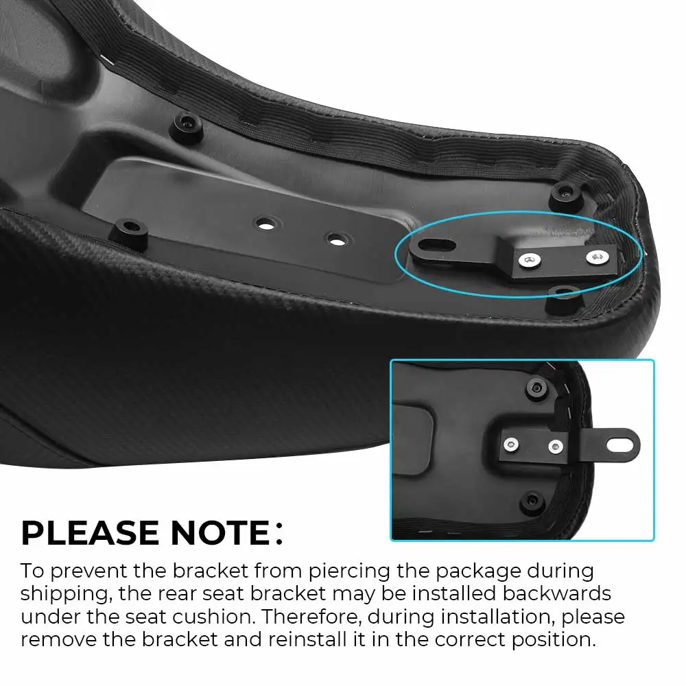 Motorcycle Two-Up Driver Passenger Seat Dual Saddle For Harley Dyna Street Bob Fat Bob Low Rider Super Glide Switchback 06-2017 view 6