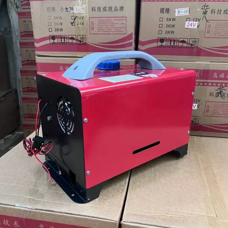 مجموعة ملحقات كاملة قارب سيارة متنقل شاحنة 5KW 8KW 12V 24V سخان هواء الديزل سخان الديزل مع شاشة الكريستال السائل