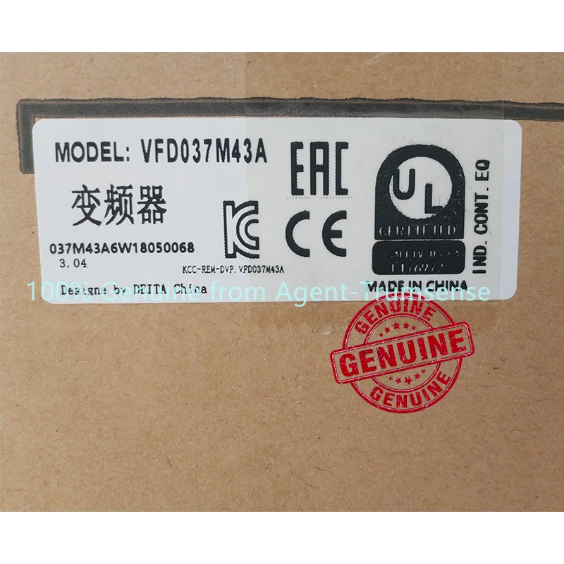 دلتا العاكس 3.7 كيلو واط VFD037M43A 3 المرحلة 380 فولت إلى 460 فولت تصنيف 8.2A 100% جديد 3700 واط VFD سلسلة محرك تيار متردد متغير السرعة #3