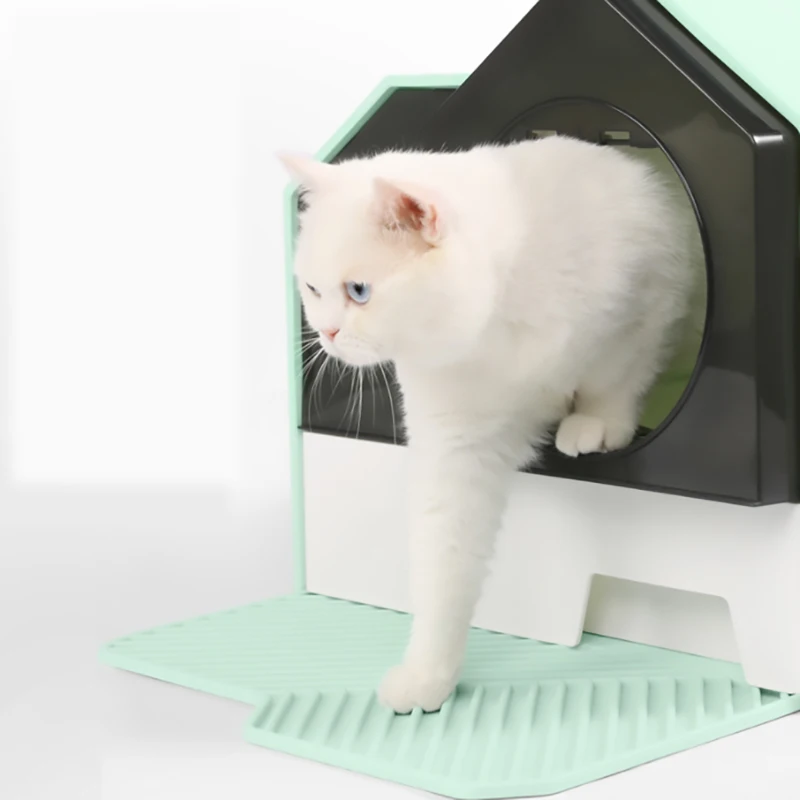 

Cat Clean up Products Large Space Sandbox Closed Cat Bedpan Box for Cats