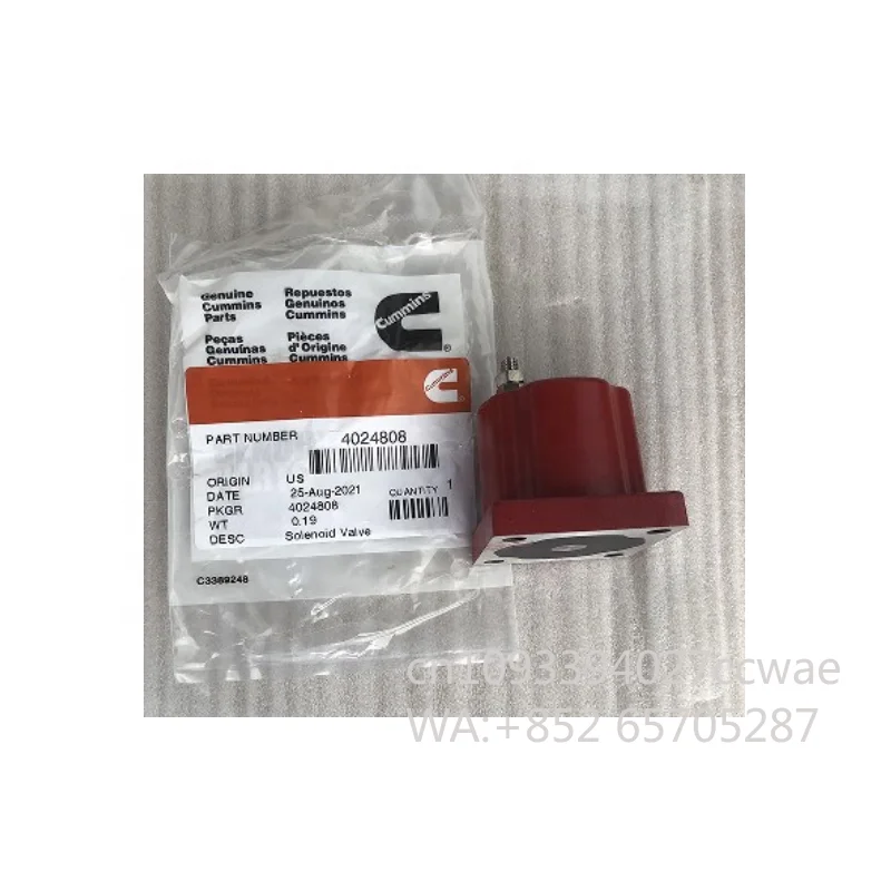 

Оригинальный дизельный двигатель M11 ISM11 QSM11, электромагнитный клапан остановки топливного насоса 4024808, подходит для Cummins