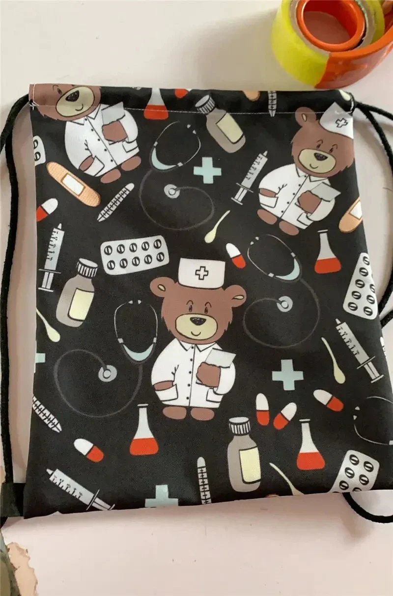 Personalizar saco de cordão das mulheres dos homens saco de armazenamento adolescente mochila casual sacos de compras presentes saco de armazenamento de viagem ao ar livre sacos de livro