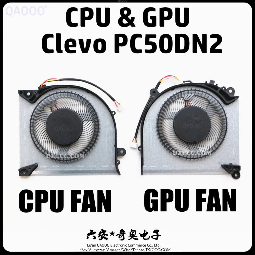 

Clevo PC50 PC70 PC50DN2 PC70HS / Sager NP8752N2 CPU & GPU COOLING FAN