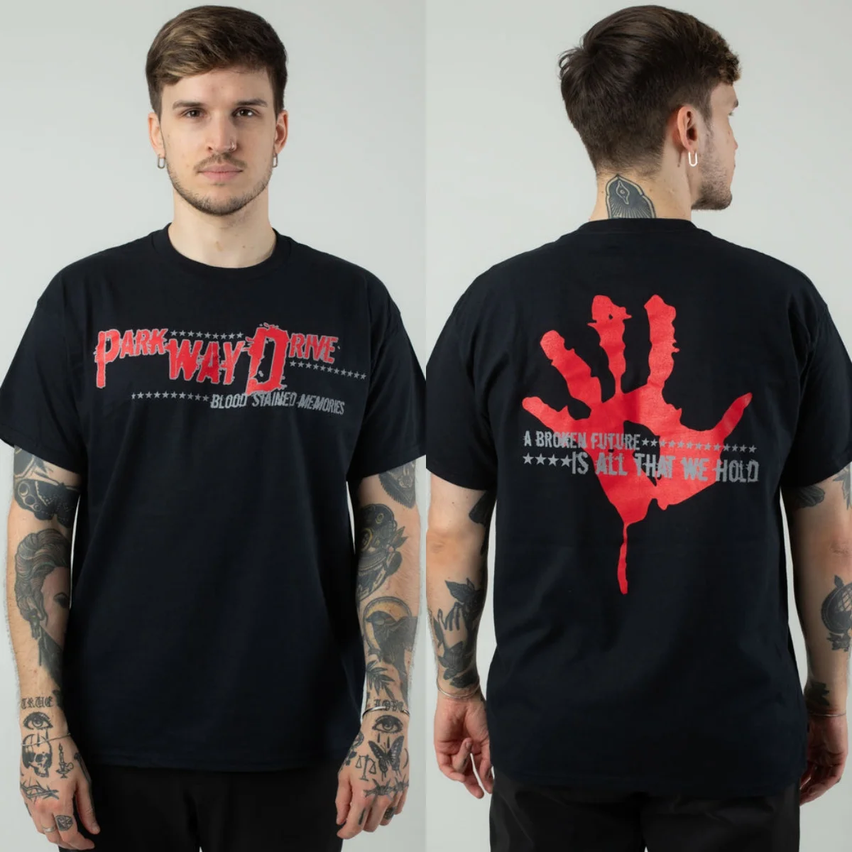 Y2k Parkway Drive Graphic Cotton T-shirt Unisex Summer Short Sleeve Fashion Brand Tee Luxury Casual Vintage Tees