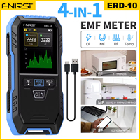 FNIRSI ERD-10 EMF Meter 4-in-1 Radiation Detector Magnetic & Electric Field Detector, RF Power Tester Temperature Monitor