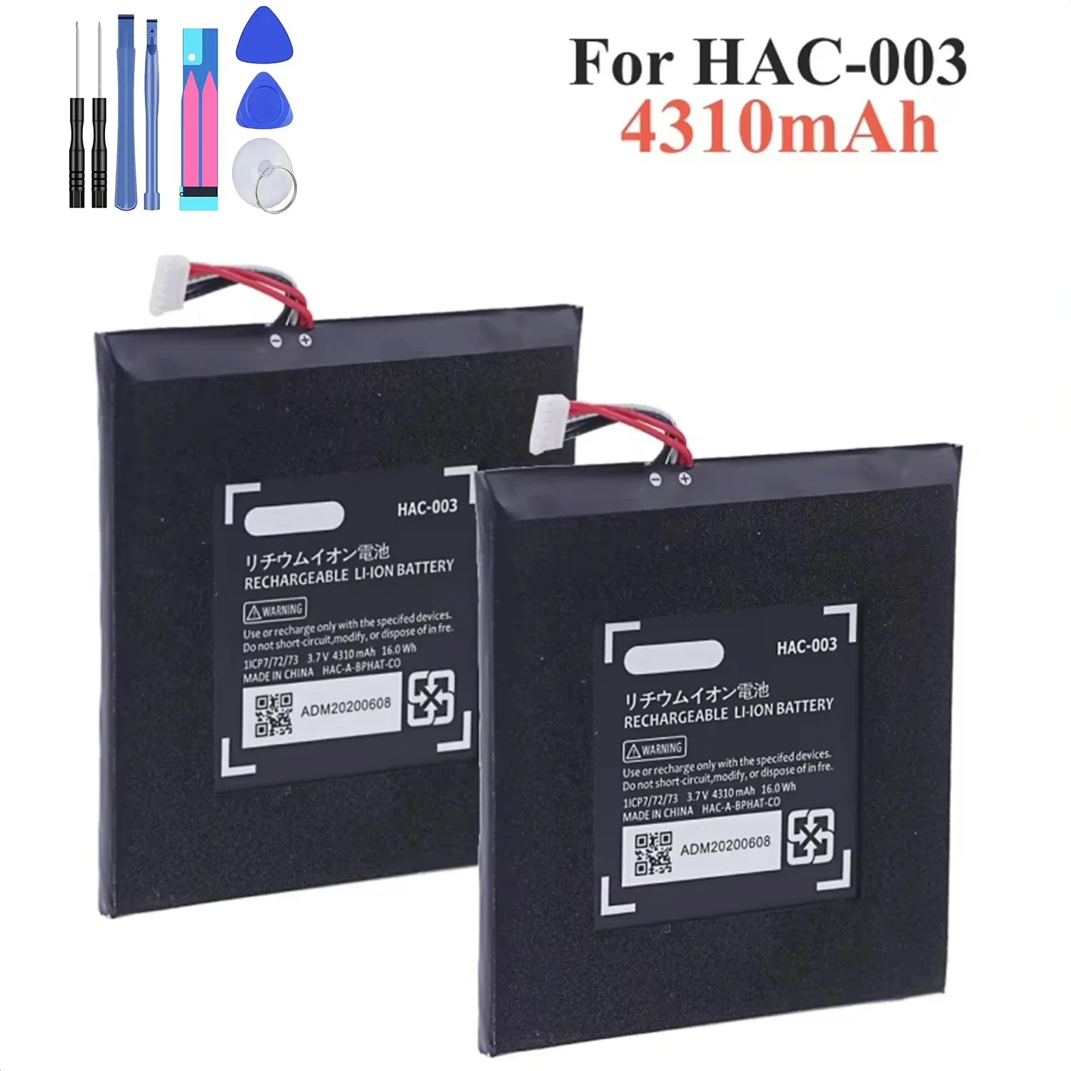 4310mAh HAC-003  Battery Replacement Repair HAC 003 for Nintend Switch 2017 Console Game Console HAC-001 Batteries With Tools