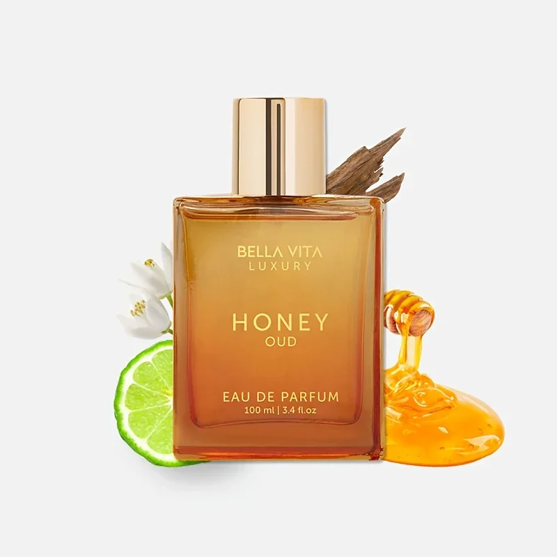 BellaVita Honey OUD Spray de perfume unissex 3,4 Fl.oz (100ml)