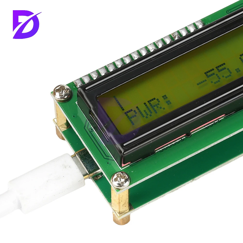 DC 4.5V-5.5V 2.7G RF Power Meter Wideband Spatial Signal Detection Meter Frequency Range 5kHz-2700mHz Type C