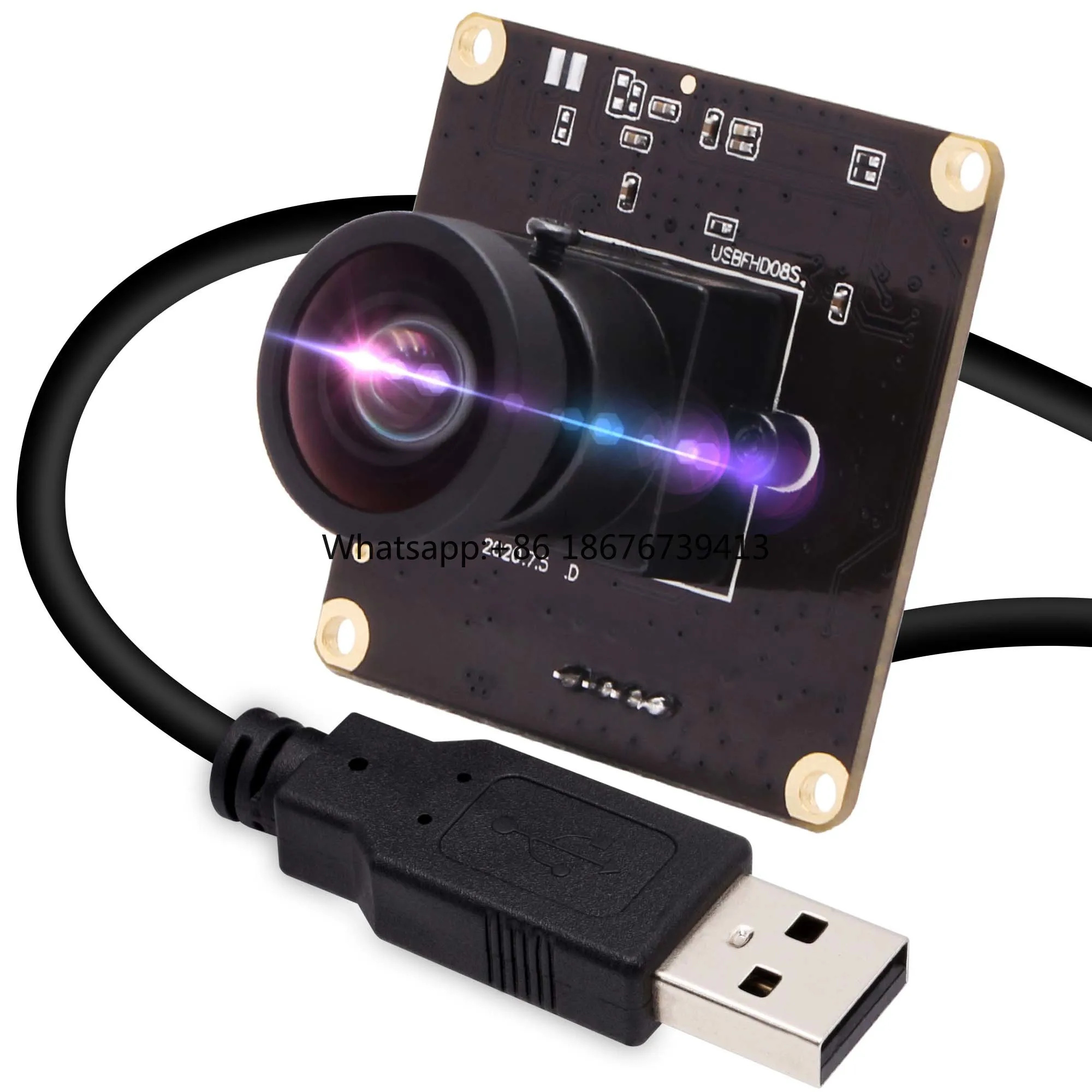 1080P High Speed 260fps/120fps/60fps USB Camera Module with 2.9mm Wide Angle Lens CMOS OV4689 Mini Module Camera for Linux