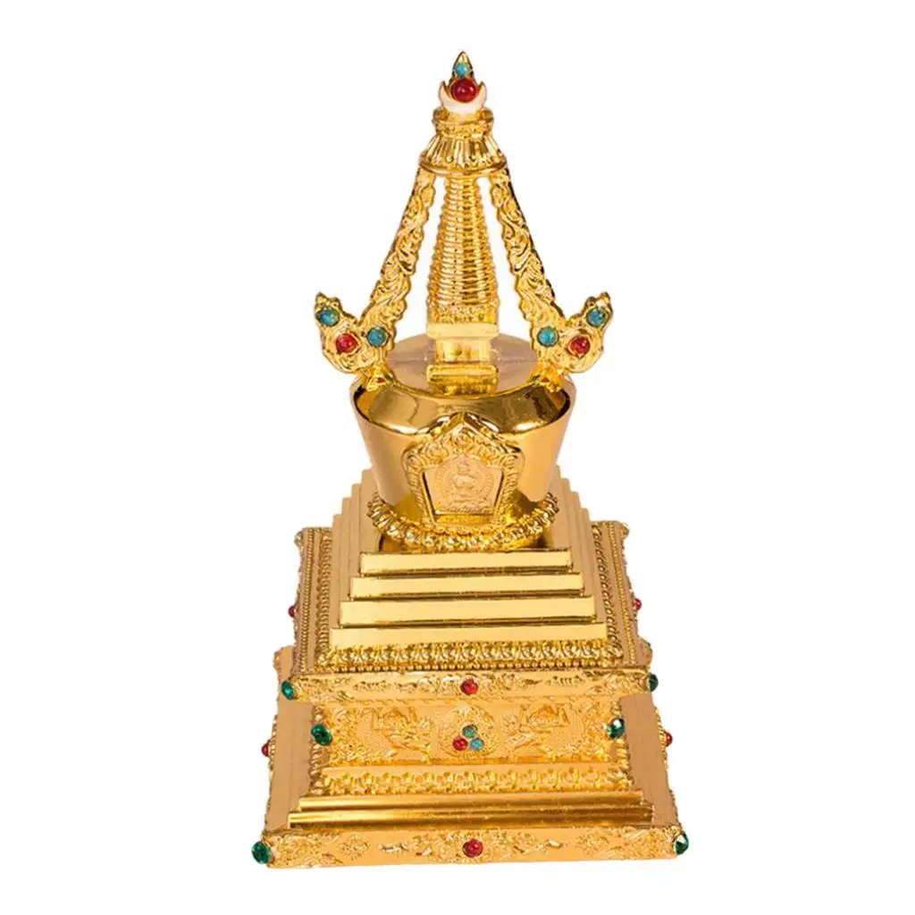 

Tibet Buddhism Tathagata Relics Buddha Stupa Tower Statue Buddhist Decor