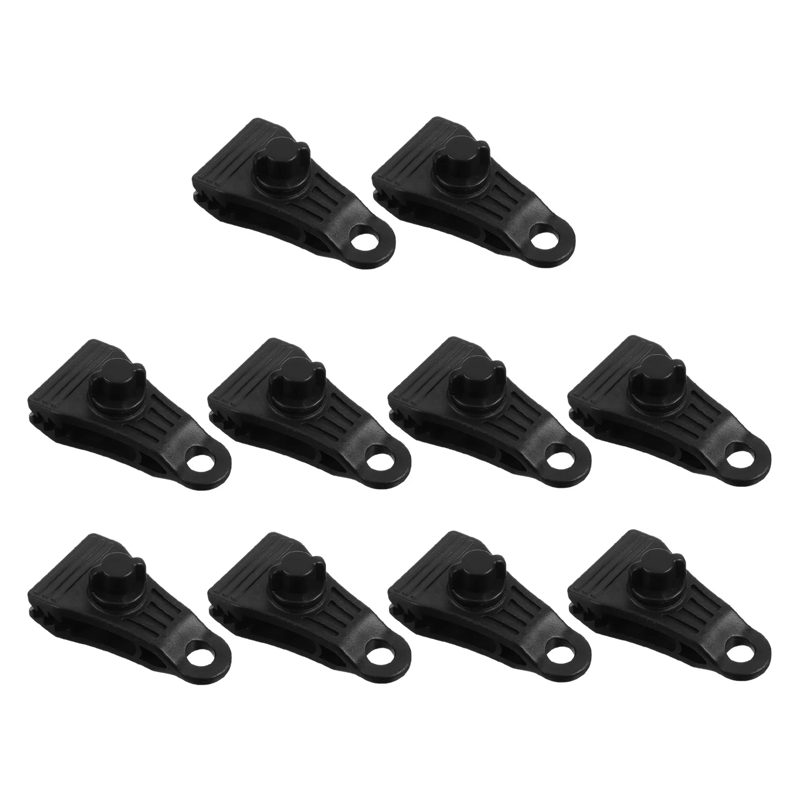 

10Pcs Outdoor Tent Clips Windproof Plastic Tarp Fasteners Awning Canopy Fixing Clamps for Camping Tent Fixing Clip
